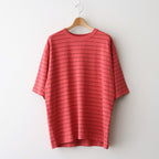 Garment Dyed Jacquard Field Tee #Red [N26SH039]