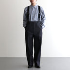 SOLIS COTTON TROUSERS - RIGID DENIM #INDIGO [HV501001]