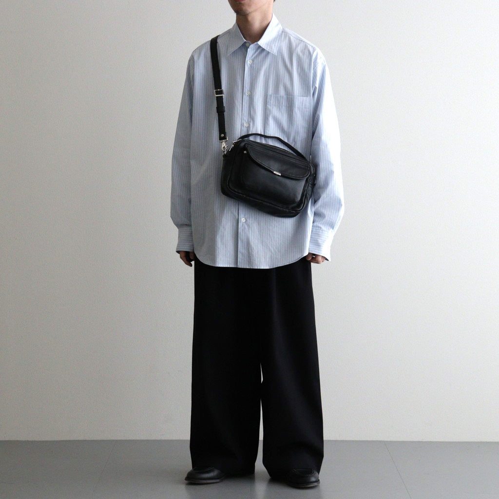 SQUARE SHOULDER BAG #BLACK [BG-45-COW-5]