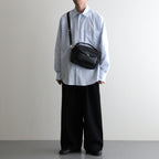 SQUARE SHOULDER BAG #BLACK [BG-45-COW-5]