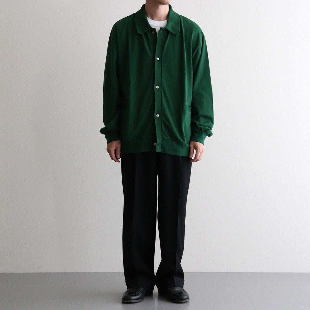 DOUBLE PLEATED SEMI EASY TROUSERS #BLACK [A26C07PT02C]