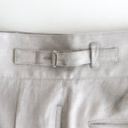 SIDE BUCKLE GURKHA TROUSER #PEWTER [251OJ-PT09]