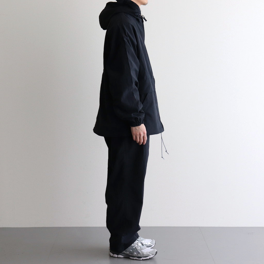 Reversible Hooded Jacket #Black [S25SA002]