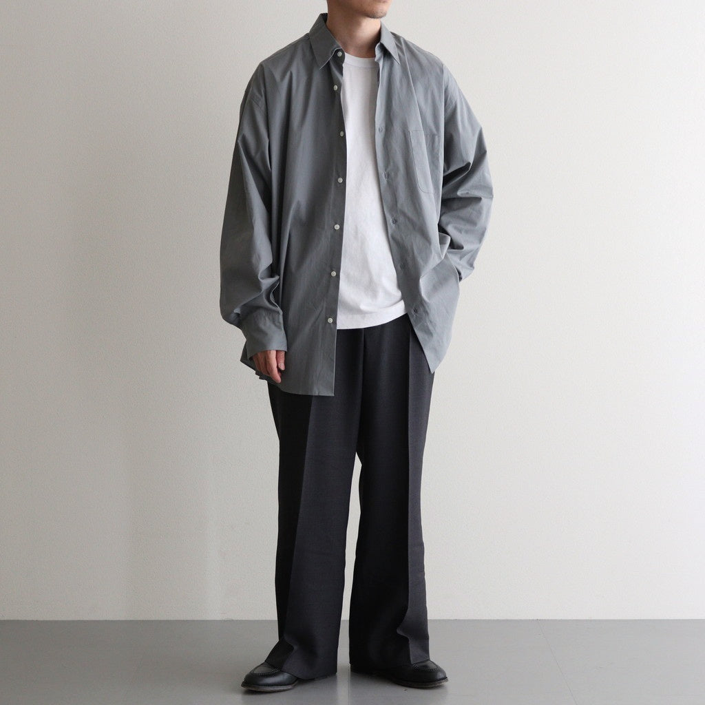 REGULAR STRAIGHT TROUSERS #CHARCOAL GRAY [M25C07PT02C]