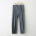 Wool Tropical 2tuck Wide Tapered Trousers #TOP Gray [NEP-SS2605]
