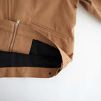 WORKER JACKET #NATURAL BROWN [A26C08BL02C]