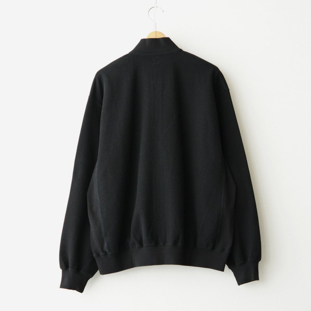 Rough&Smooth Thermal Blouson #Black [bROOTS26F14]