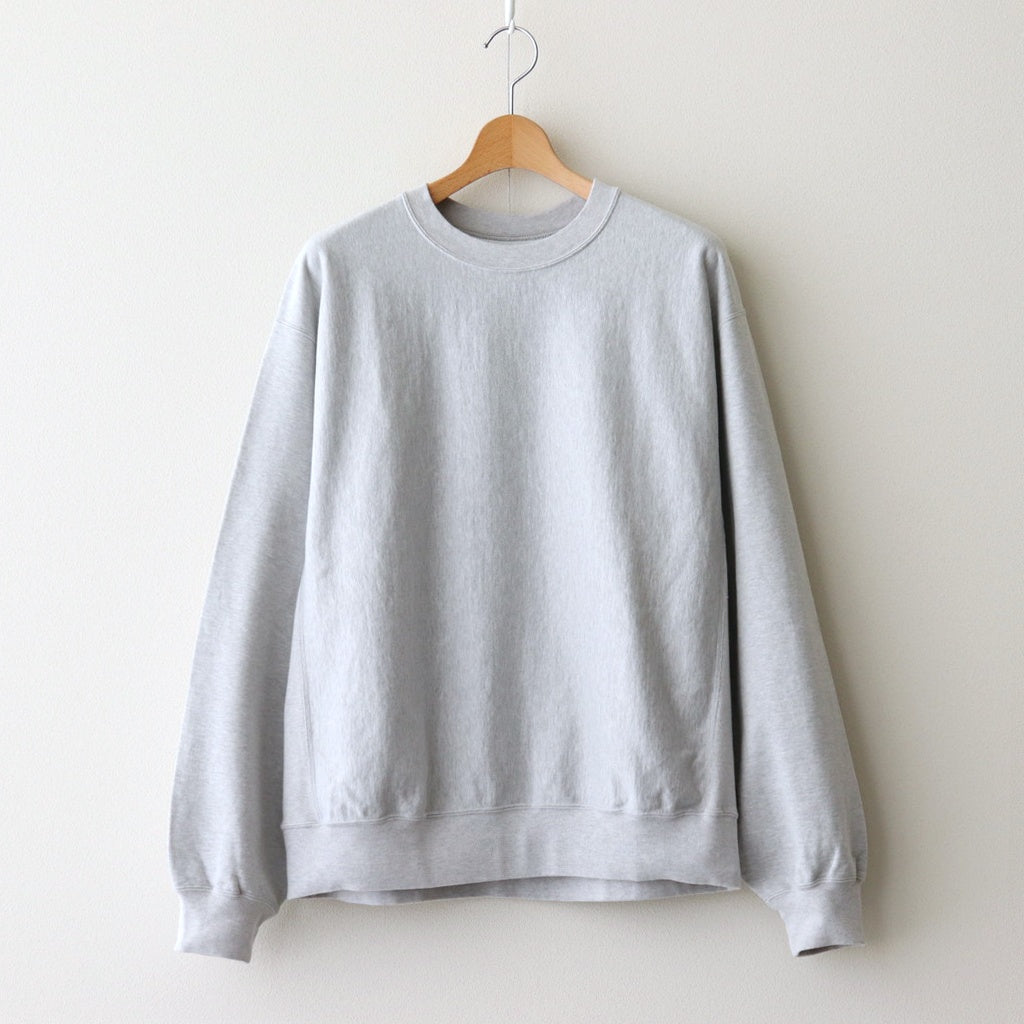 Thin-Sweat Crew-Neck P/O #HeatherWhite [bROOTS25S22]
