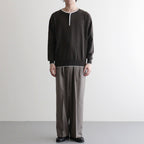 SUPER120'S CHAMBRAY WOOL 3TACK TR #050 MOCA [17061 40031]