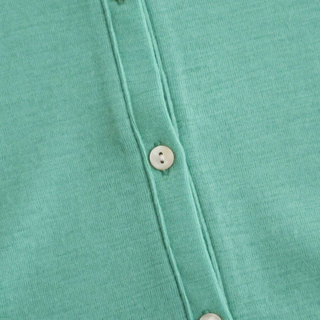 Wool Rib Cardigan #FadeGreen [BHSW24F13F26]
