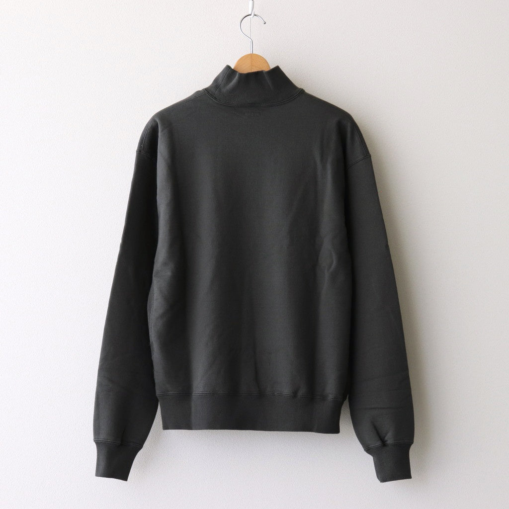 ATHLETIC TURTLENECK SWEAT #CARBON [PMAS-CL06]