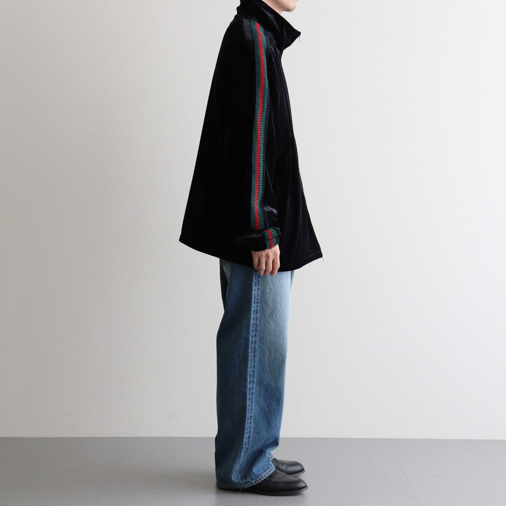 TRACK JACKET VELOURS #BLACK [DNA25B03-B]