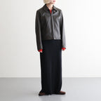 SHEEP AVIATOR LEATHER JACKET #052 DARK BROWN [16862 25023]