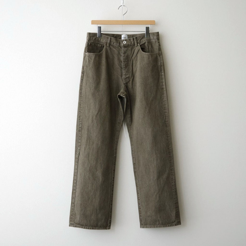 PURE STRAIGHT KHAKI DENIM #KHAKI [26W-BIS-PT05K]