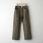 PURE STRAIGHT KHAKI DENIM #KHAKI [26W-BIS-PT05K]