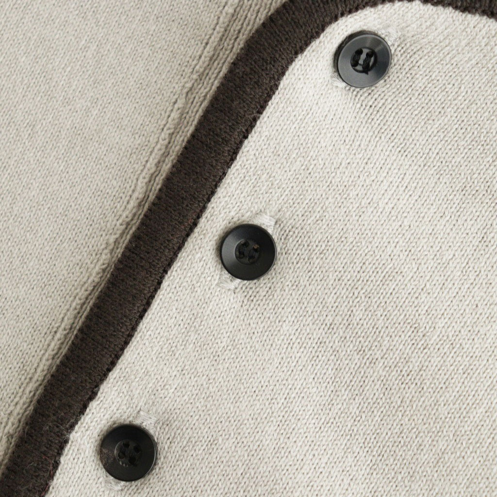 Cotton Silk Henleyneck #Silver Gray [NEP-SS2627]