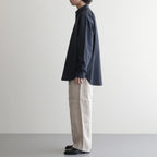 DOUBLE PLEATED EASY TROUSERS #TAUPE [A26A22PT02C]