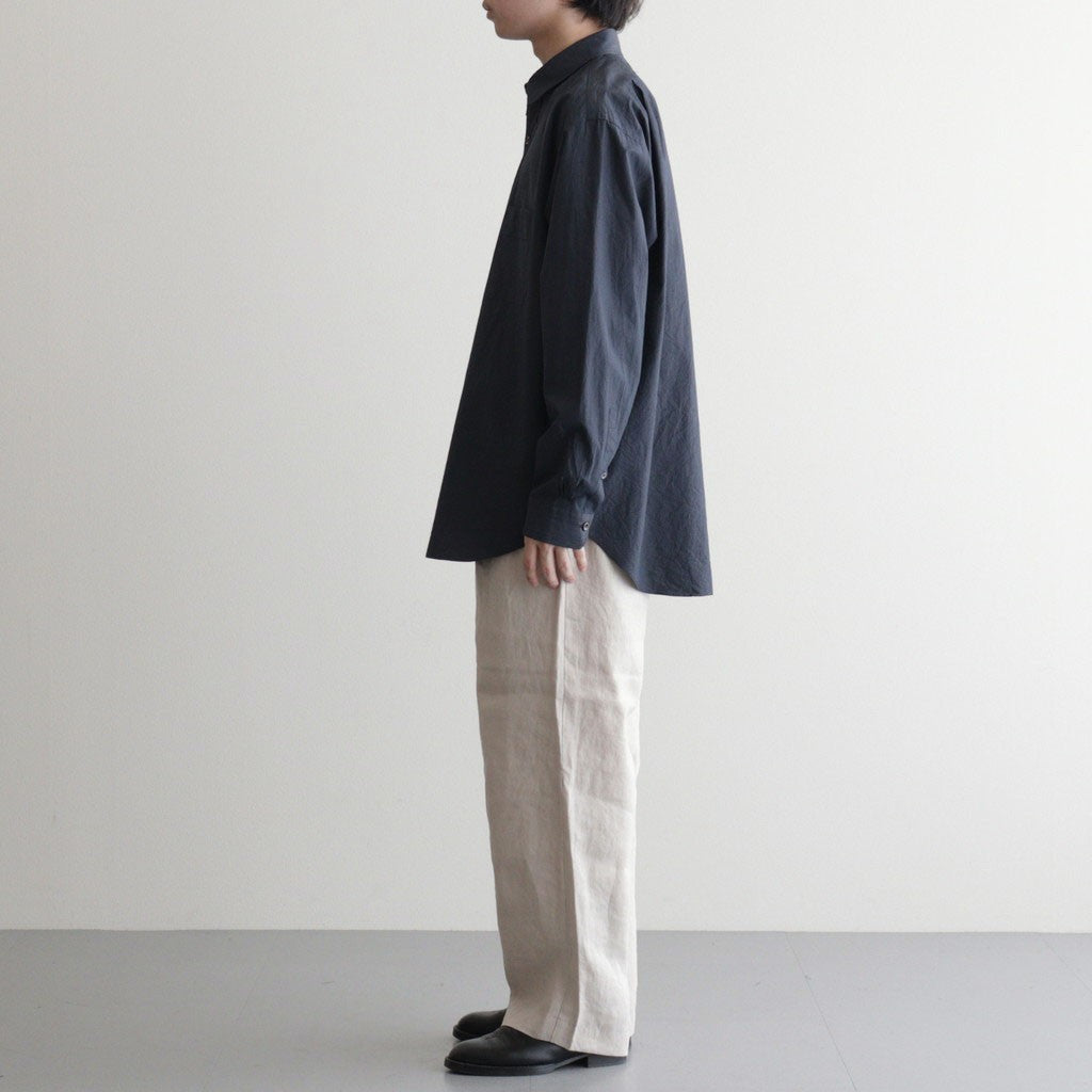 DOUBLE PLEATED EASY TROUSERS #TAUPE [A26A22PT02C]