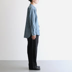 CHAMBRAY WORKADAY LS SHIRT #INDIGO(FADE) [PMAT-LS05]