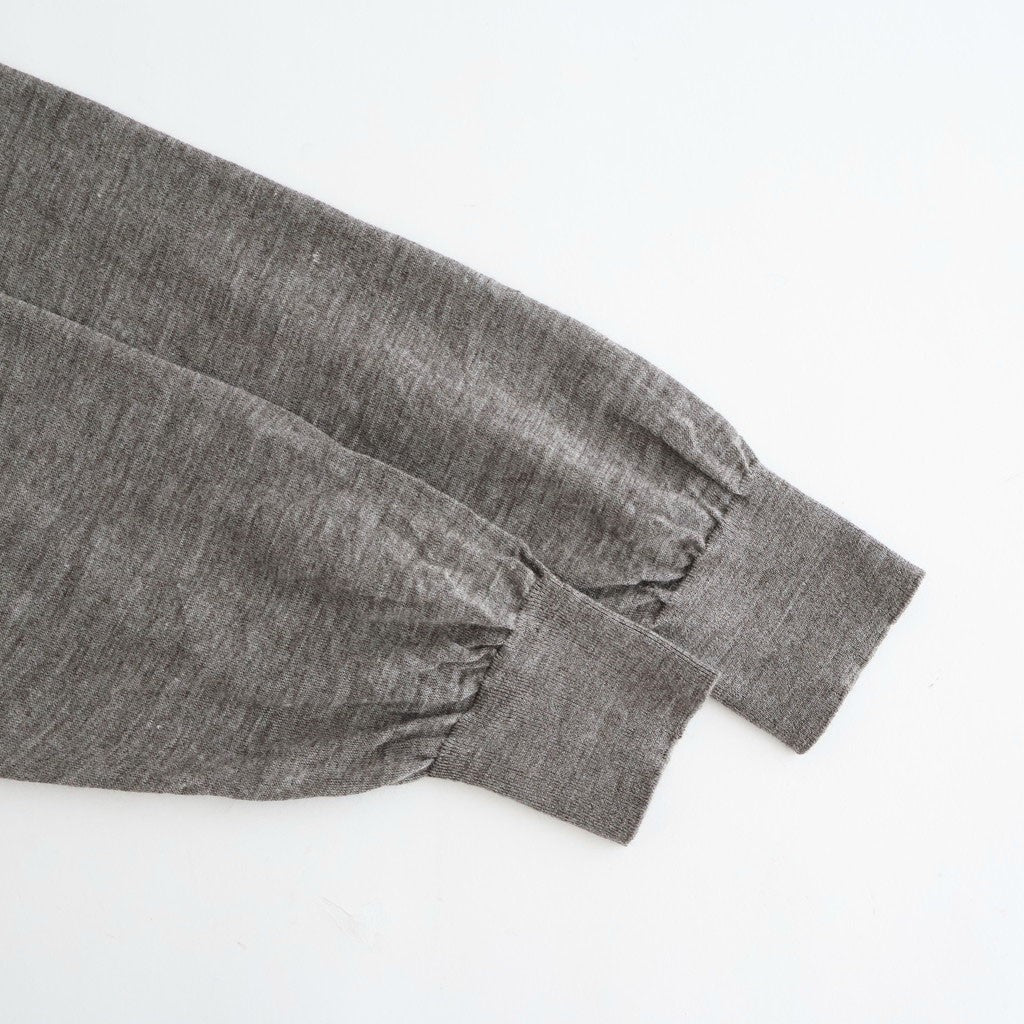 CHOMA CREW NECK #GREIGE [BN-26SM-058]
