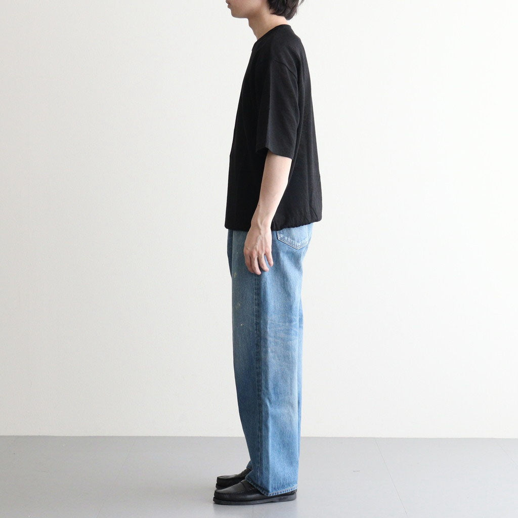 HEMP BROWSING T-SHIRT #BLACK [BN-26SM-079]