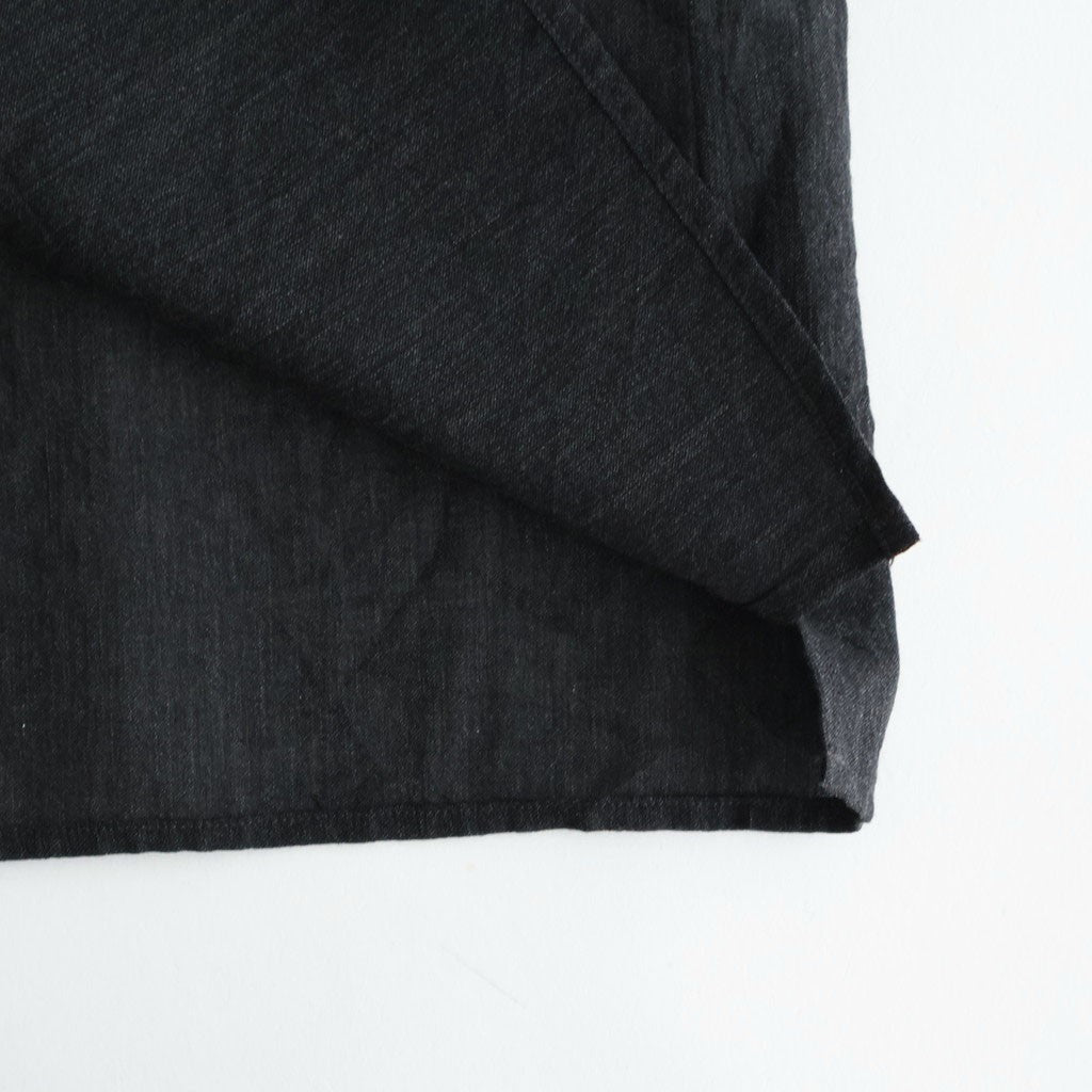 Silk-Co Voile Half-Sleeve Shirt #HeatherCharcoal [BHS26S036SiCo]