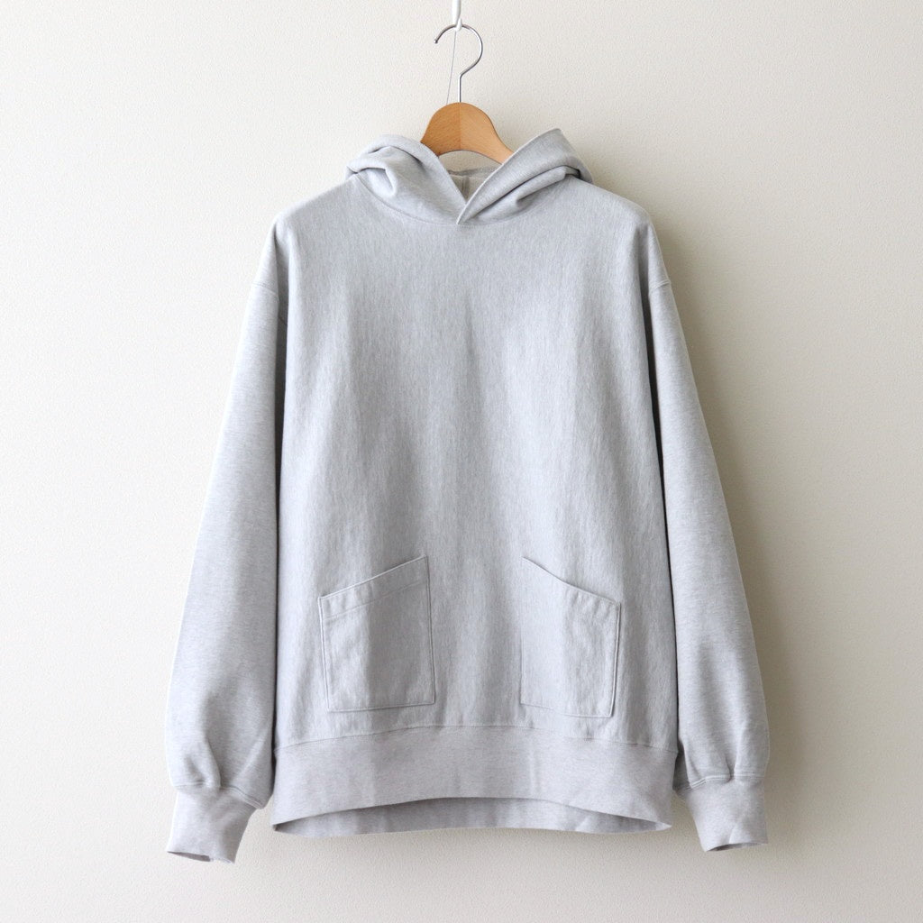 Thin-Sweat Separate-Pocket Hoodie P/O #HeatherWhite [bROOTS25S20]
