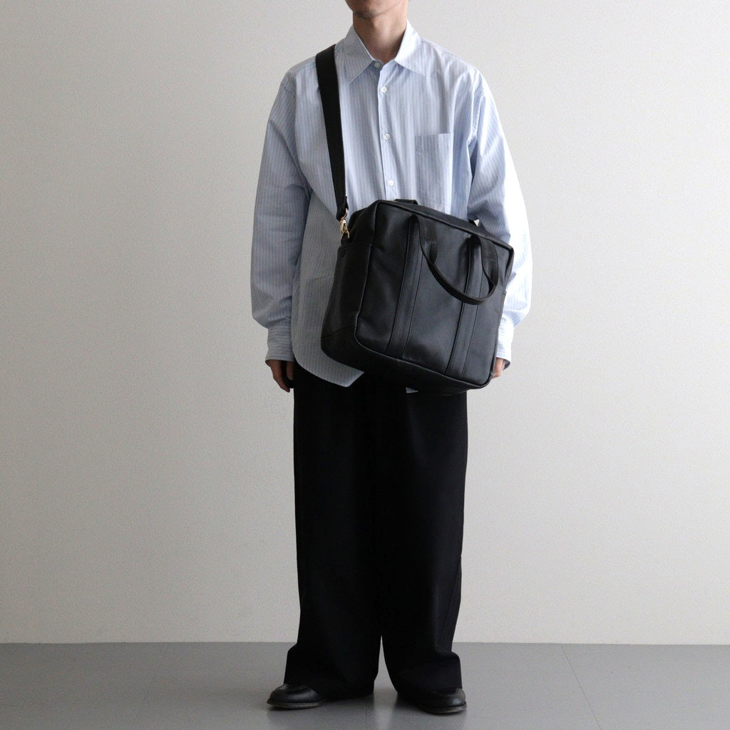 FLIGHT BAG M #BLACK [BG-49-C-COW-5]