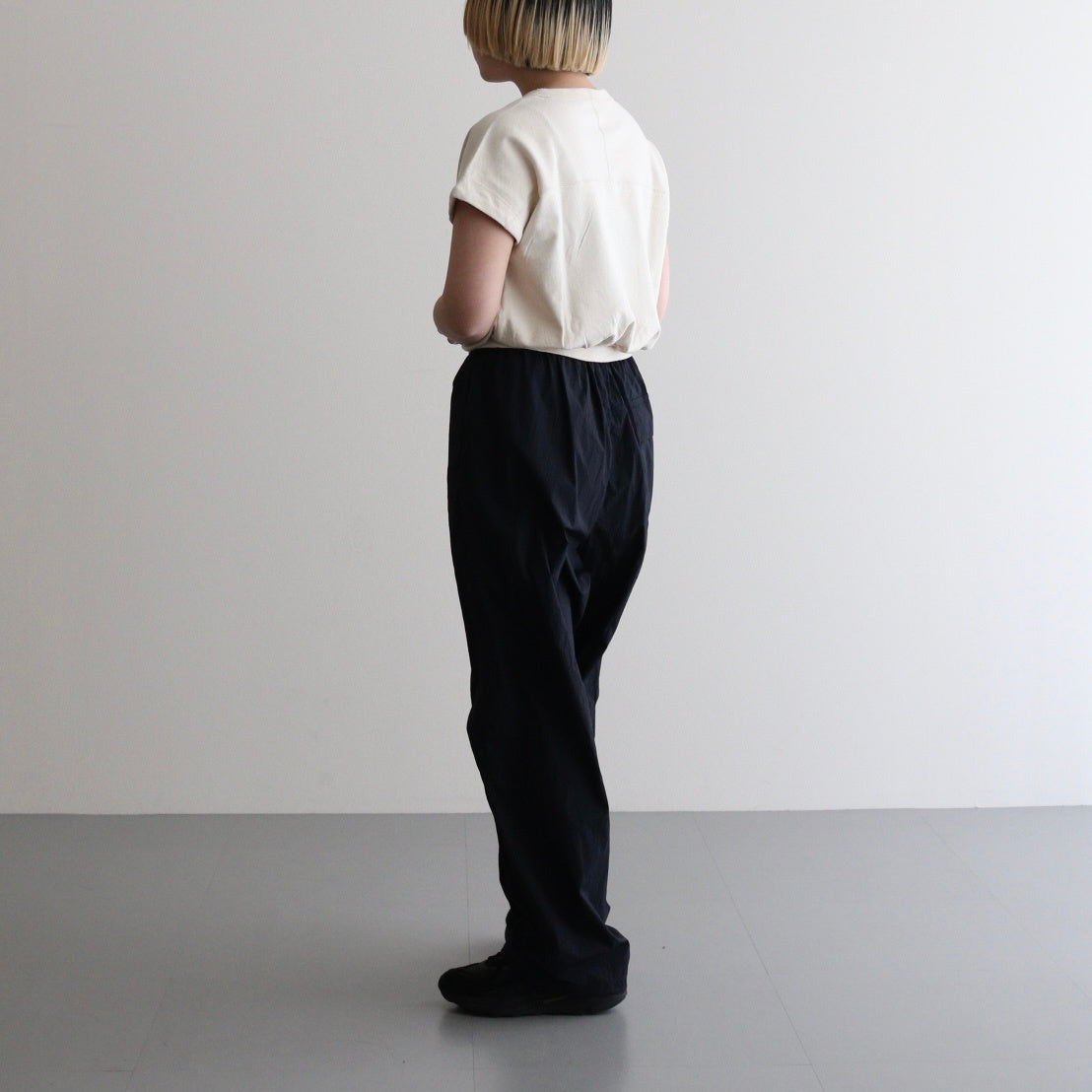 Co/Silk Nep Hem-Rib Football Sleeveless #Ivory [BHSW25S3]