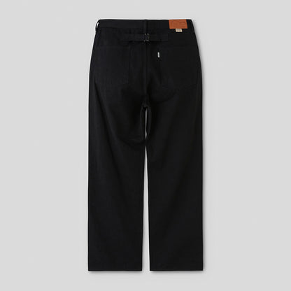 CLASSIC JEANS (WIDE) #BLACK [PM-301]