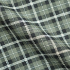 COMFORT FIT SHIRT #MOSS GRAY CHECK [A26C17SH02C]