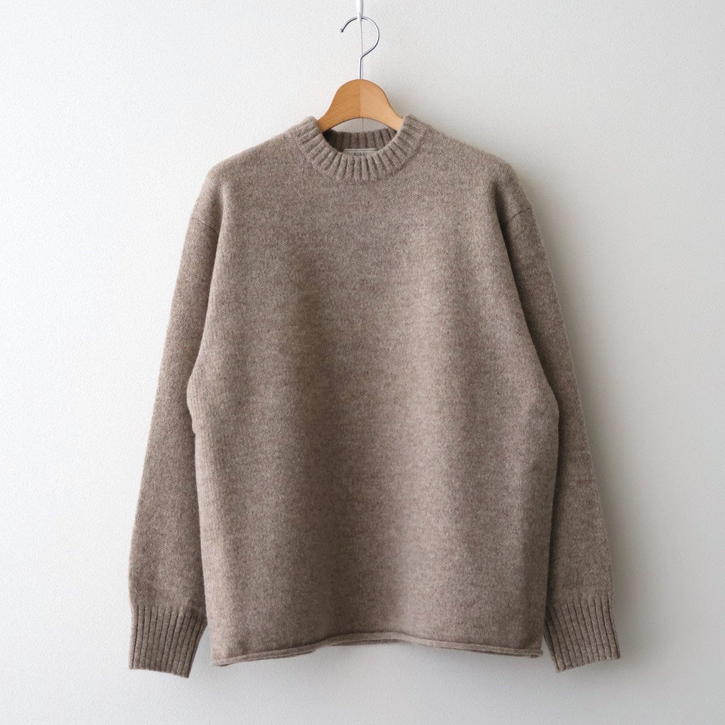 Nikki Essential Pieces ニットポロセーター Nikki ESSENTIAL PIECE POLO Knit Nikki ESSENTIAL PIECES | ニッキ