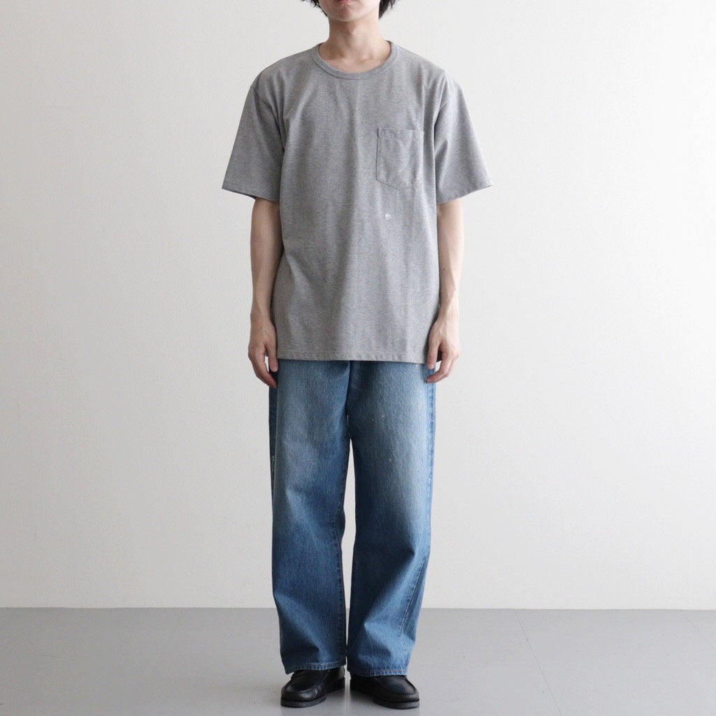 COOLMAX Jersey Pocket Tee #Heather Gray [S25SI114]