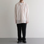 CLASSIC FIT DOUBLE PLEATED TROUSERS #BLACK [A25A11PT01C]