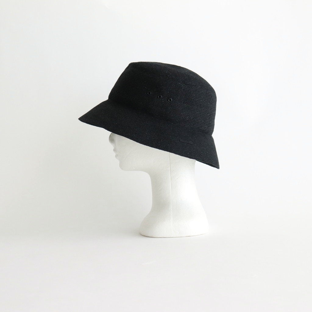 BRAID BUCKET HAT #BLACK [Y01012]