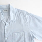 ITALIAN OPEN COLLAR SHIRT #ICE [A26A23SH03C]