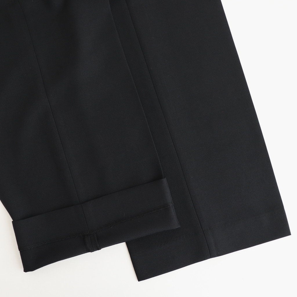 REGULAR STRAIGHT TROUSERS #BLACK [M25C07PT02C]