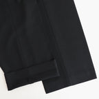 REGULAR STRAIGHT TROUSERS #BLACK [M25C07PT02C]