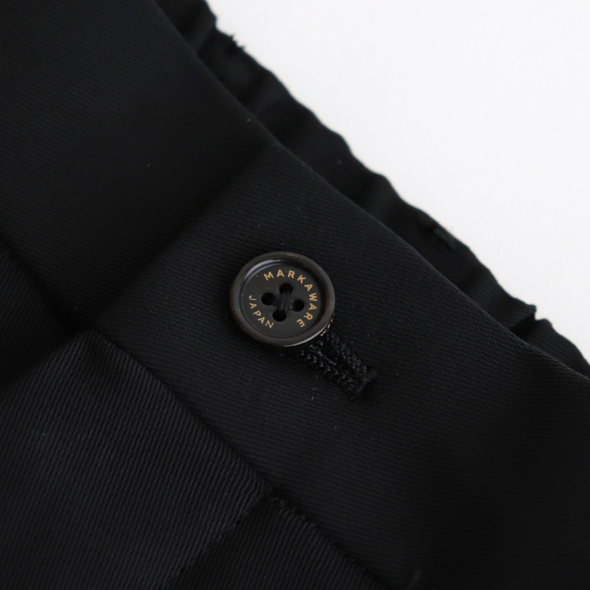 CLASSIC FIT DOUBLE PLEATED TROUSERS #BLACK [A25A05PT01C]