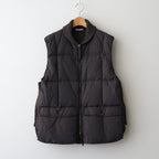 HIGH-COUNT SILK PUFF VEST #WHISKY [252OJ-VT02]