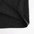 Cotton Serge Belted Skirt #InkBlack [BHSW25F7]