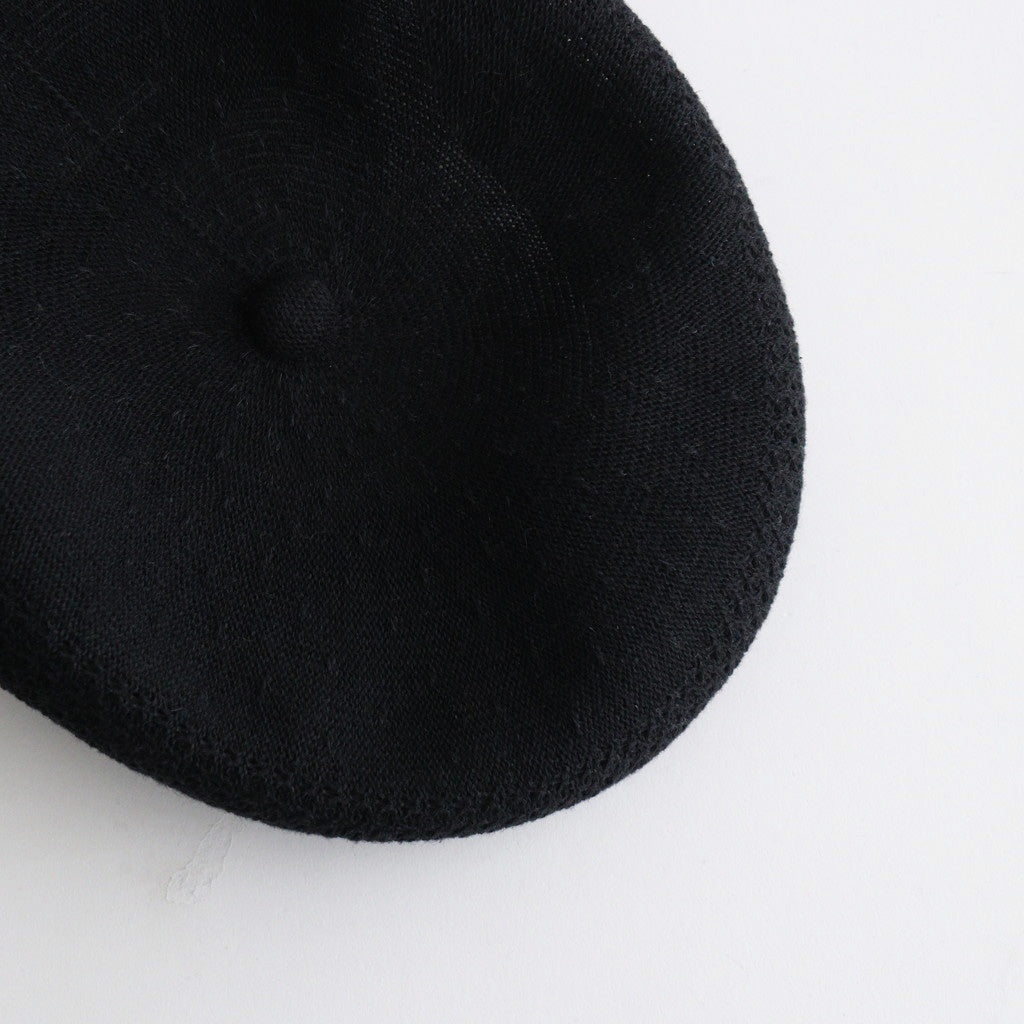 COTTON LINEN HUNTHING CAP - GENTLEMAN #BLACK [V01015]
