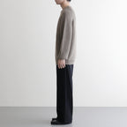 SIGNATURE CREW NECK #MELANGE BROWN [BN-25FM-038]