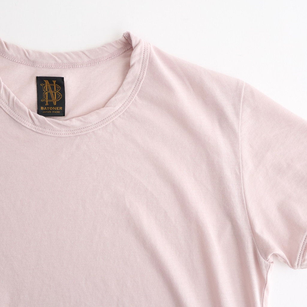 CHIFFON T-SHIRT (COMPACT) #PINK [BN-26SL-048]
