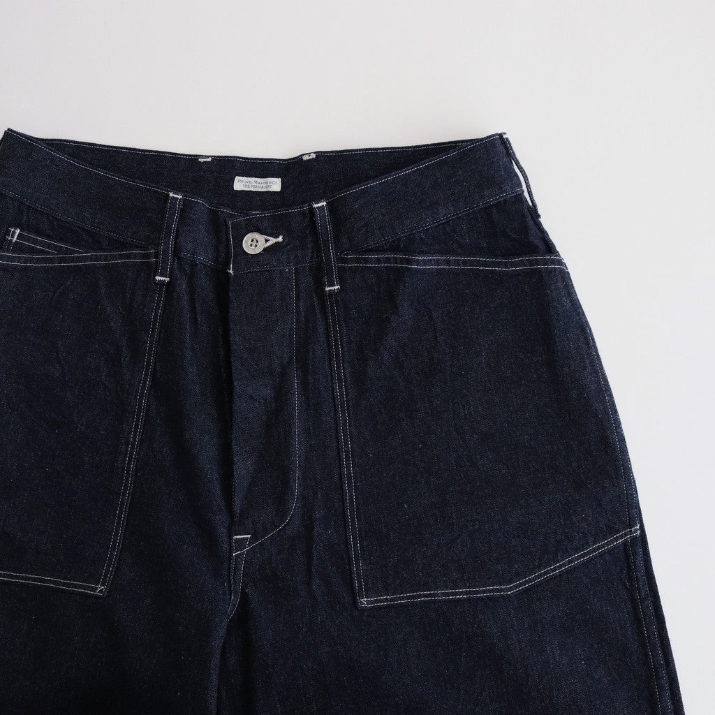 MIL DENIM FATIGUE TROUSERS #INDIGO [PM-PTM35]