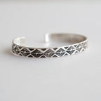 HENRY MARIANO スタンプバングル C #SILVER