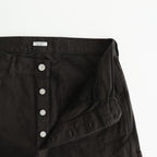 DENIM PAINTER TROUSERS #DUST BLACK [PMAT-PT09]
