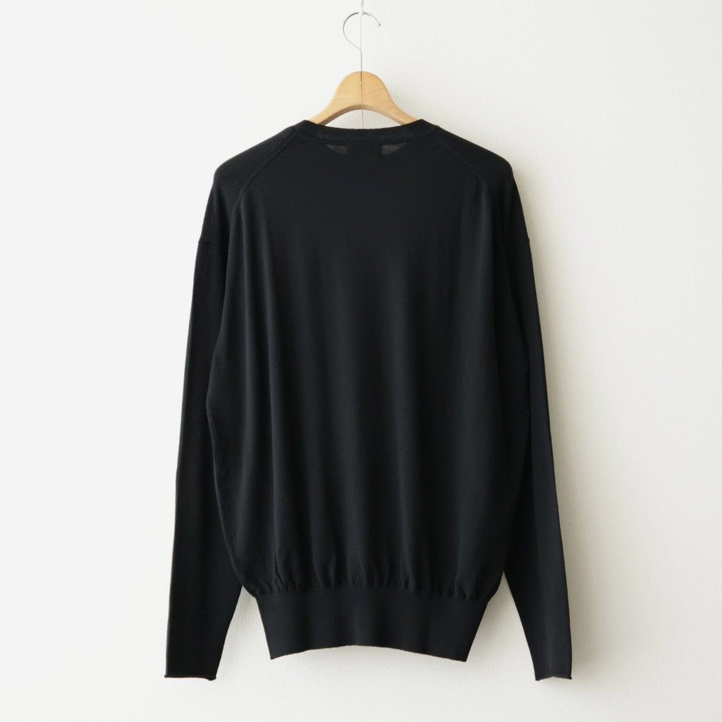 Wool Crewneck #BLACK [NEP-AW2626]