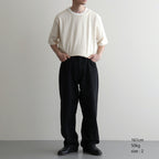 Ni Organic Cotton Denim 5Poket #Black [NEP-SS2607]