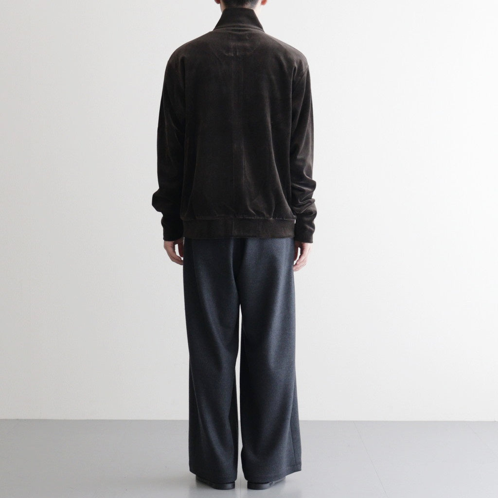 FULL ZIP TRACK JACKET #CHARCOAL [M25C19CS01C]